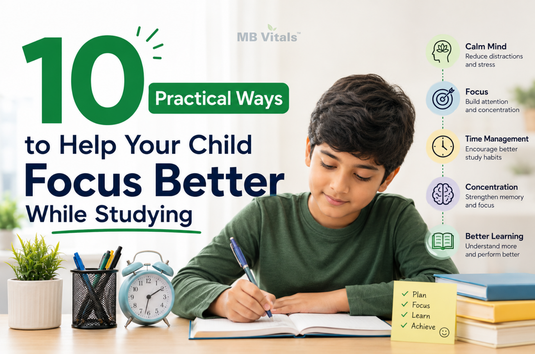 10 Practical Ways to Help Your Child Focus Better While Studying